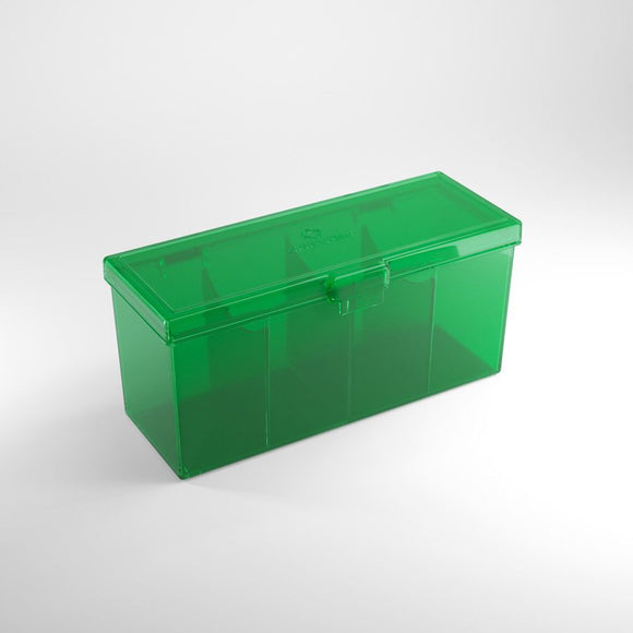 Gamegenic 320+ Fourtress Deck Box Green Supplies Asmodee   