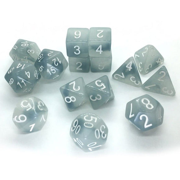 Role4Initiative Ghostly Grudge 15ct Polyhedral Set  Role 4 Initiative   