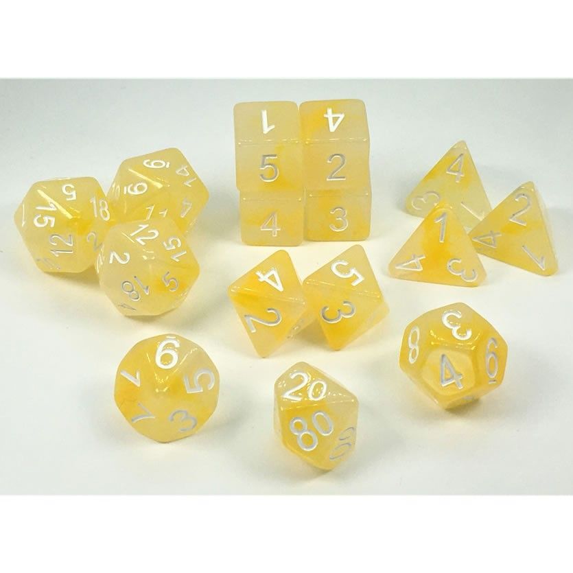 Role4Initiative Will-o-Wisp 15ct Polyhedral Set Dice Role 4 Initiative