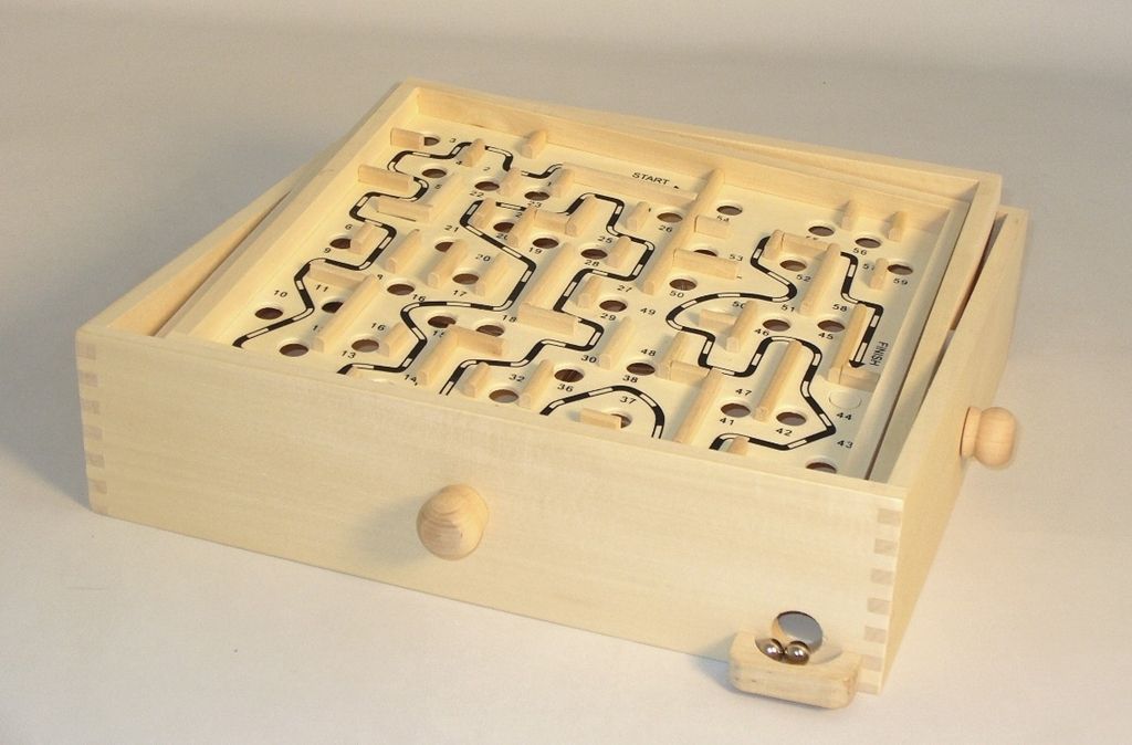 Wooden Labyrinth Board Games Other