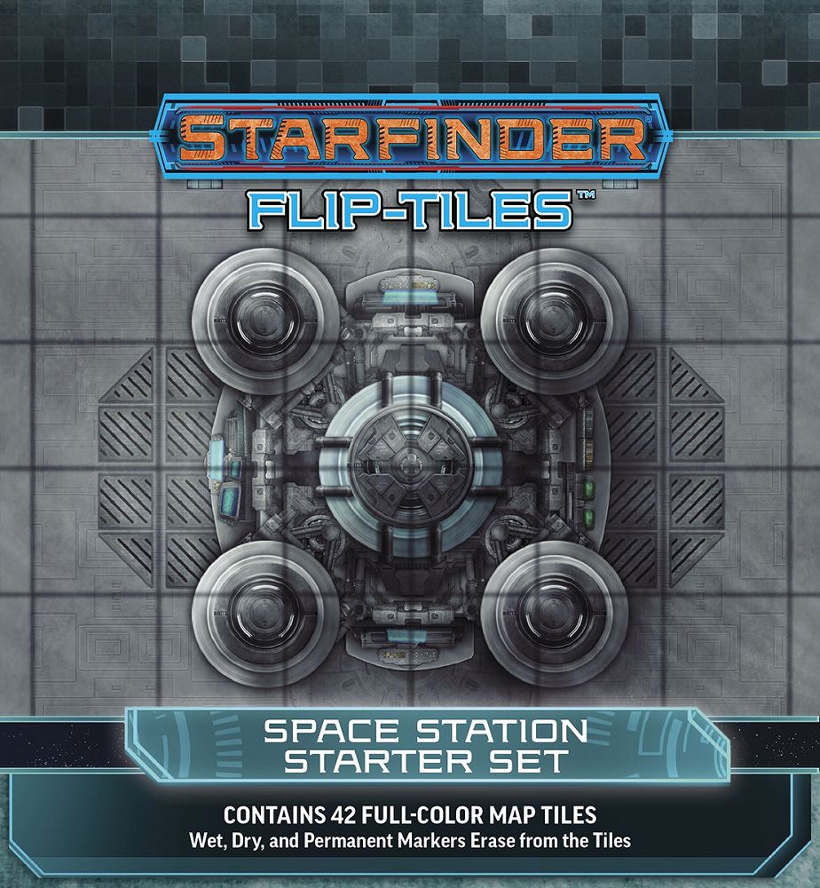Starfinder Flip Tiles Space Station Starter Set RPG Maps Paizo   