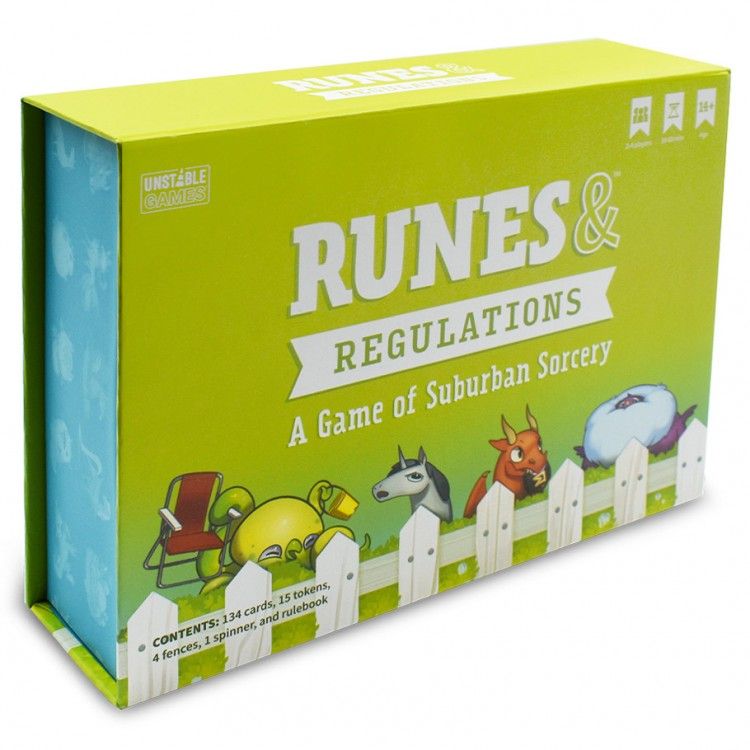 Runes & Regulations: A Game of Suburban Sorcery Party Games TeeTurtle