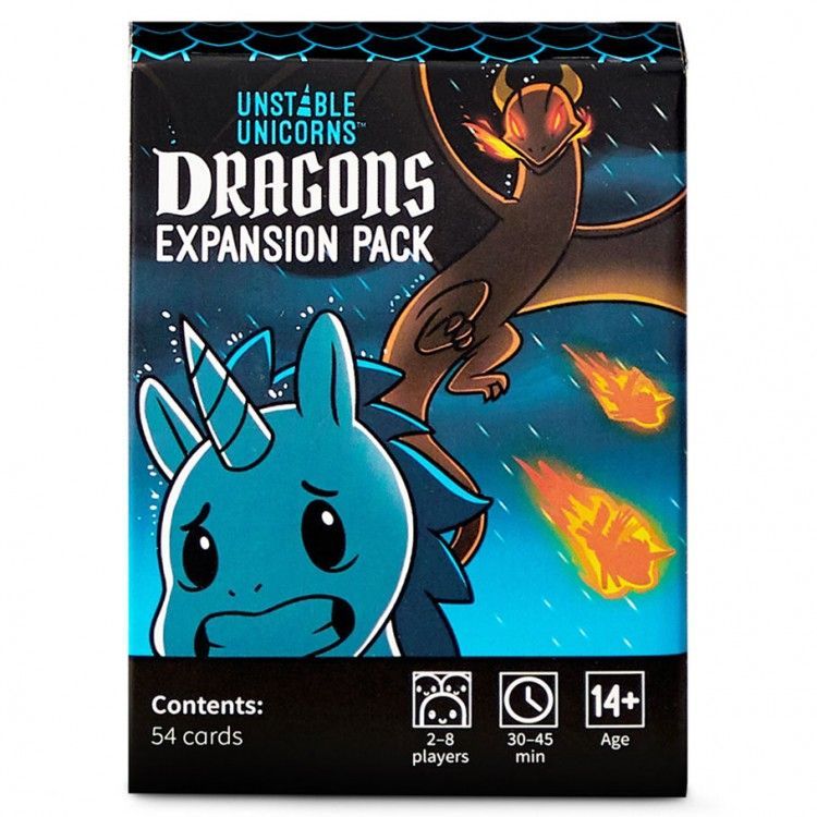 Unstable Unicorns: Dragons Expansion Pack Party Games TeeTurtle