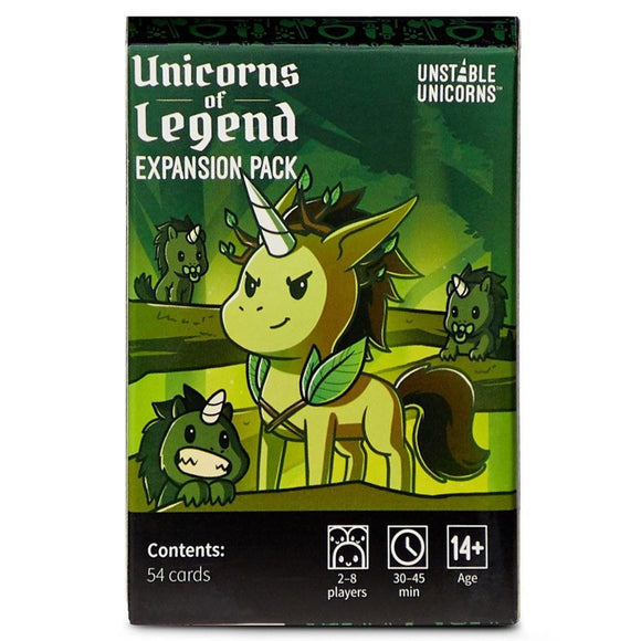Unstable Unicorns: Unicorns of Legend Expansion Pack Party Games TeeTurtle