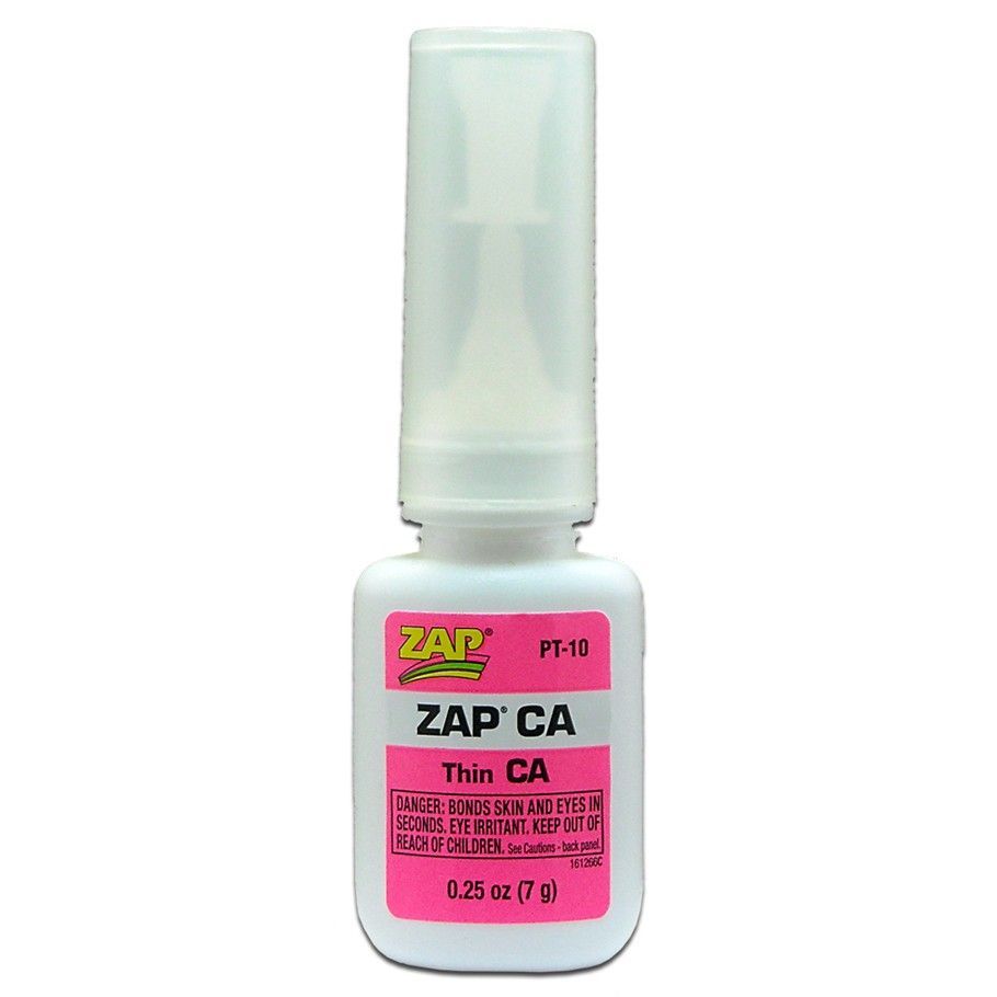 Zap PT10 Adhesives CA Glue Thin 1/4 oz Bottle Supplies Other