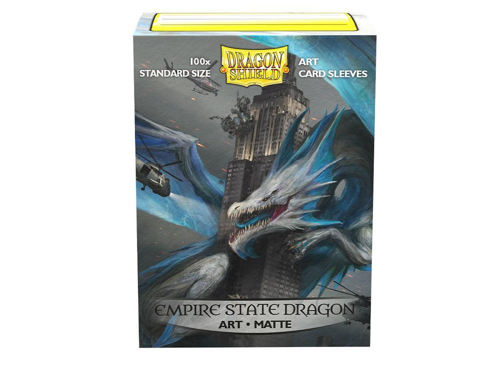 Dragon Shield Matte Art Standard Sleeves 100ct Empire State Dragon Matte (12054) Supplies Arcane Tinmen   