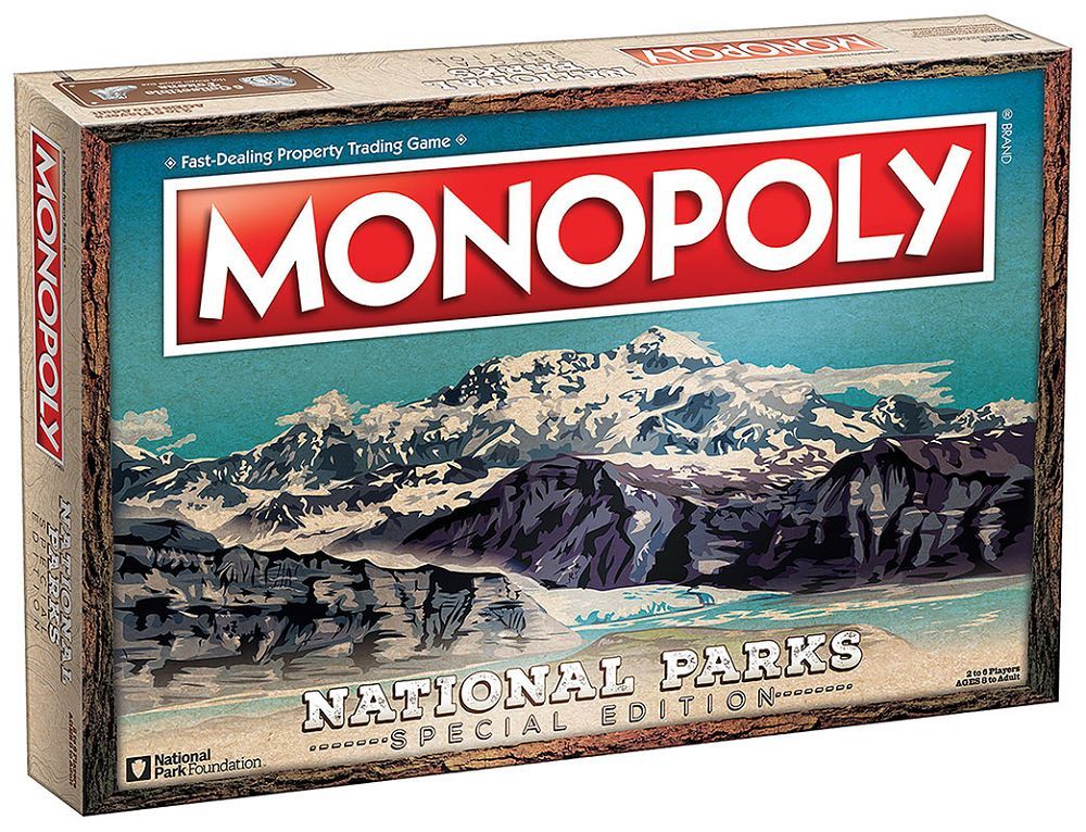 Monopoly: National Parks Board Games USAopoly