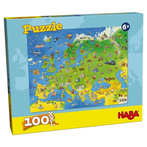 Puzzle: Europe Map 100 Pieces Role Playing Games Other   