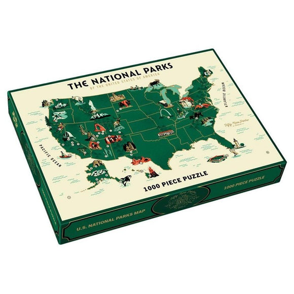 Puzzle: U.S. National Parks Map Role Playing Games Other   