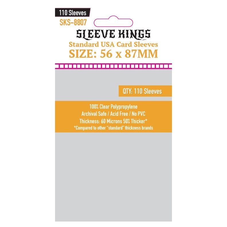 Sleeve Kings Board Game Sleeves 110ct Standard USA 56x87mm Miniatures Other   