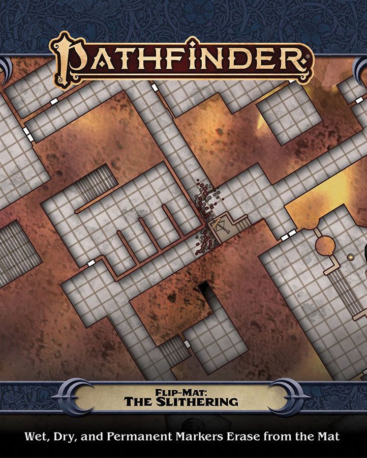 Pathfinder 2e RPG Flip-Mat The Slithering RPG Maps Paizo   
