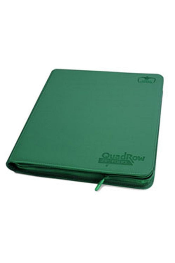 Ultimate Guard 12pkt QuadRow Zipfolio Binder Green (10469) Role Playing Games Ultimate Guard   