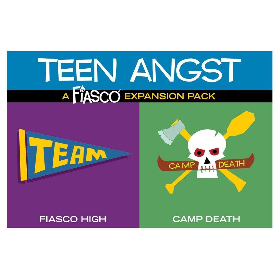 Fiasco RPG Teen Angst Role Playing Games Bully Pulpit Games