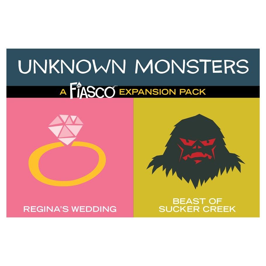 Fiasco RPG Unknown Monsters Board Games Bully Pulpit Games   