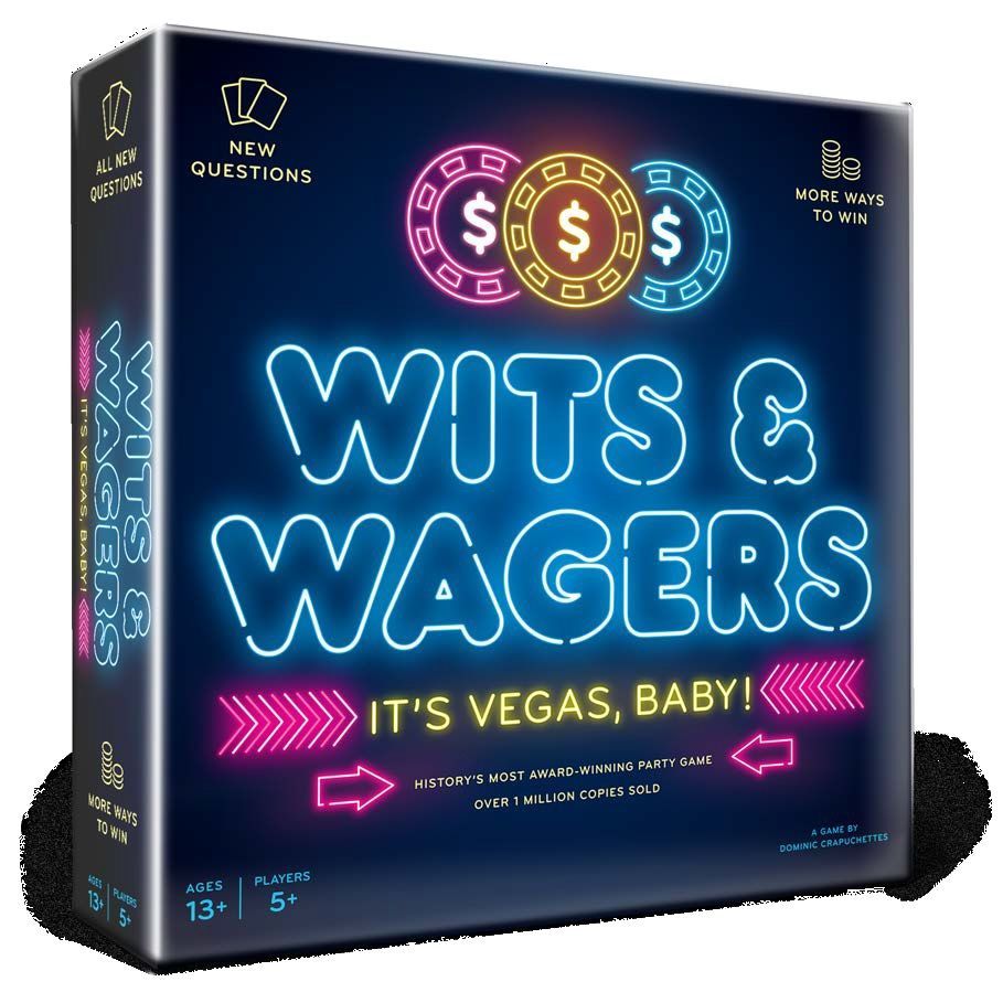 Wits & Wagers It's Vegas Baby Board Games Mattel, Inc   