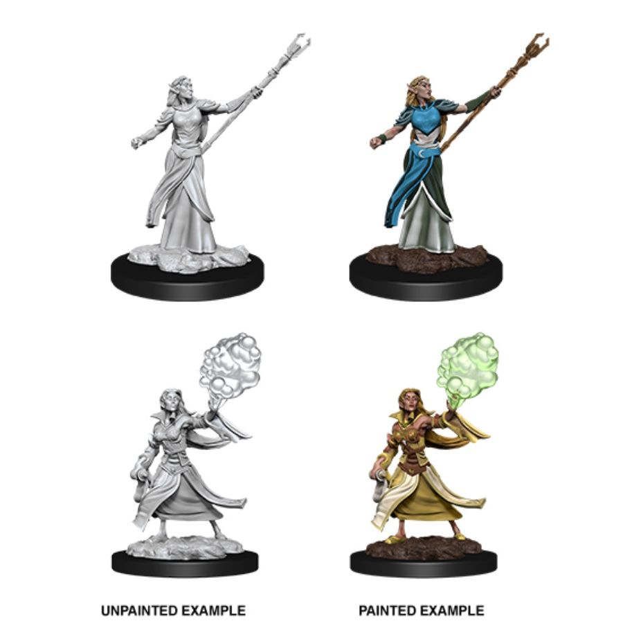 D&D Nolzur's Marvelous Unpainted Miniatures: Female Elf Sorcerer (90054) Supplies WizKids   