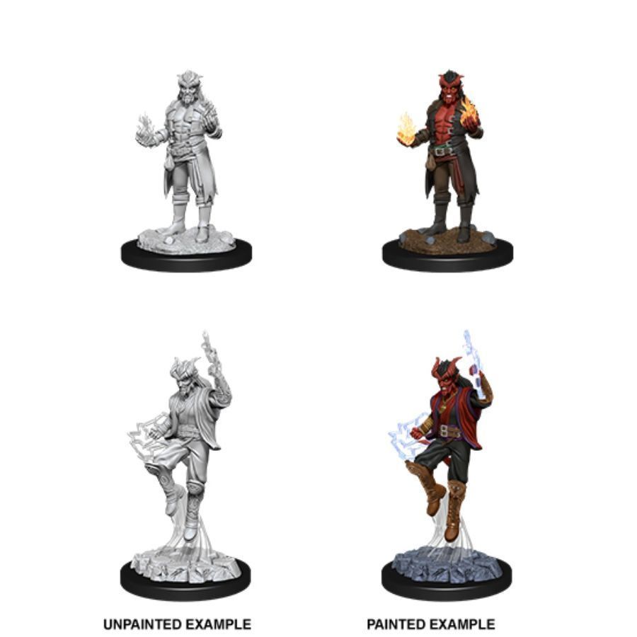 D&D Nolzur's Marvelous Unpainted Miniatures: Male Tiefling Sorcerer (90058) Miniatures WizKids   