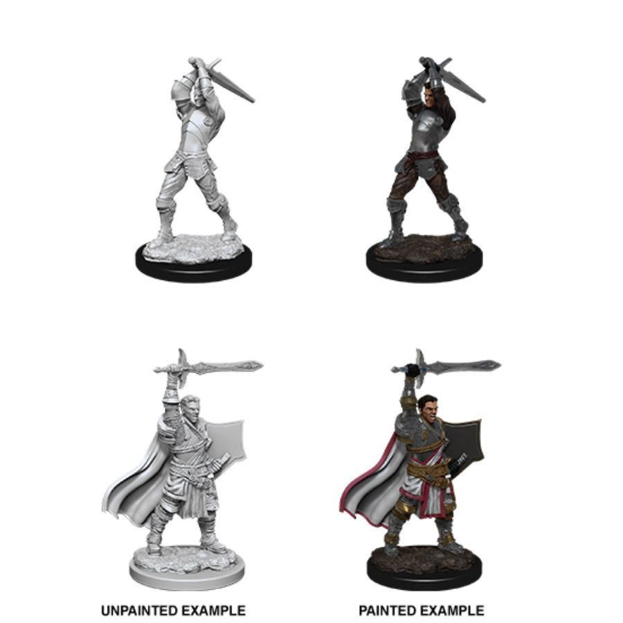 D&D Nolzur's Marvelous Unpainted Miniatures: Male Human Paladin (90060) Supplies WizKids   