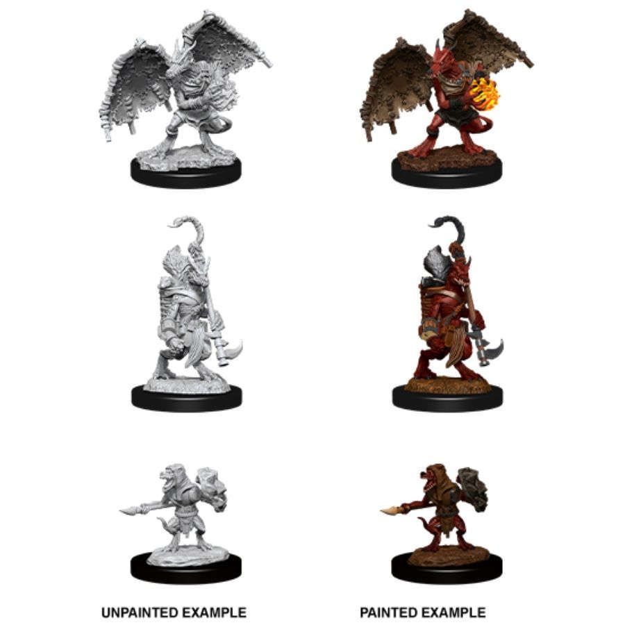 D&D Nolzur's Marvelous Unpainted Miniatures: Kobold Inventor, Kobold Dragonshield, & Kobold Sorcerer (90064) Miniatures WizKids   