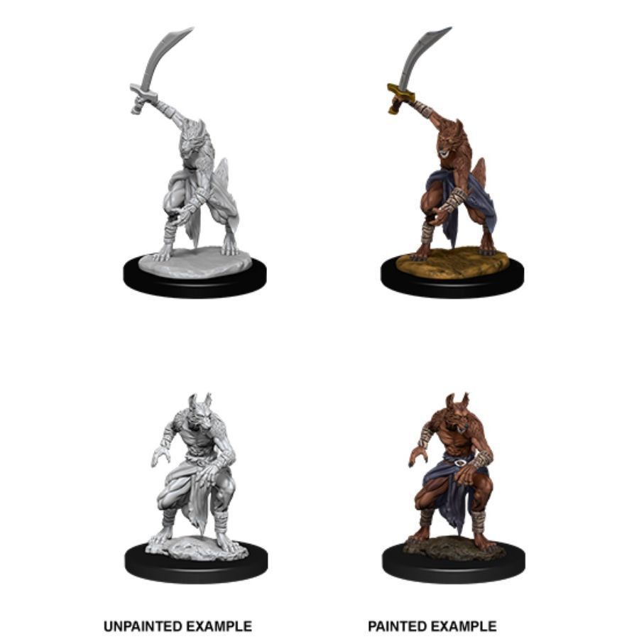 D&D Nolzur's Marvelous Unpainted Miniatures: Jackalwere (90075) Miniatures WizKids   