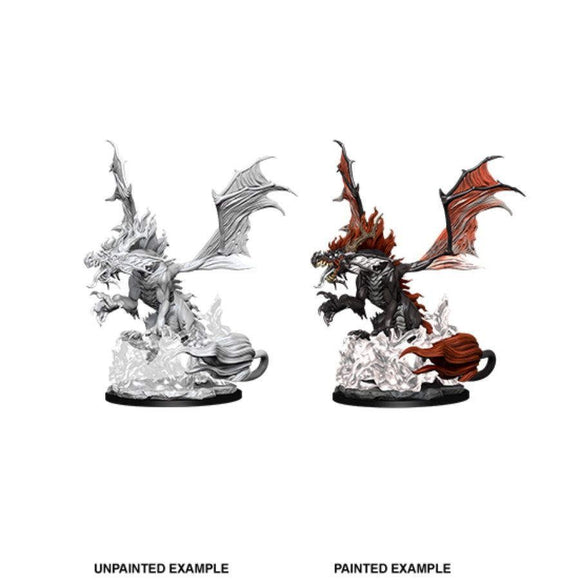 Pathfinder Deep Cuts Unpainted Miniatures: Nightmare Dragon (90095) Miniatures WizKids   