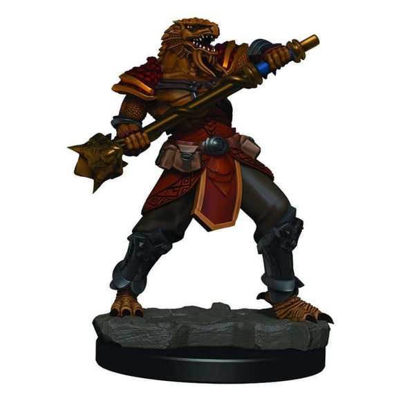 D&D Icons of the Realms Premium Figures: Male Dragonborn Fighter (93015) Supplies WizKids   