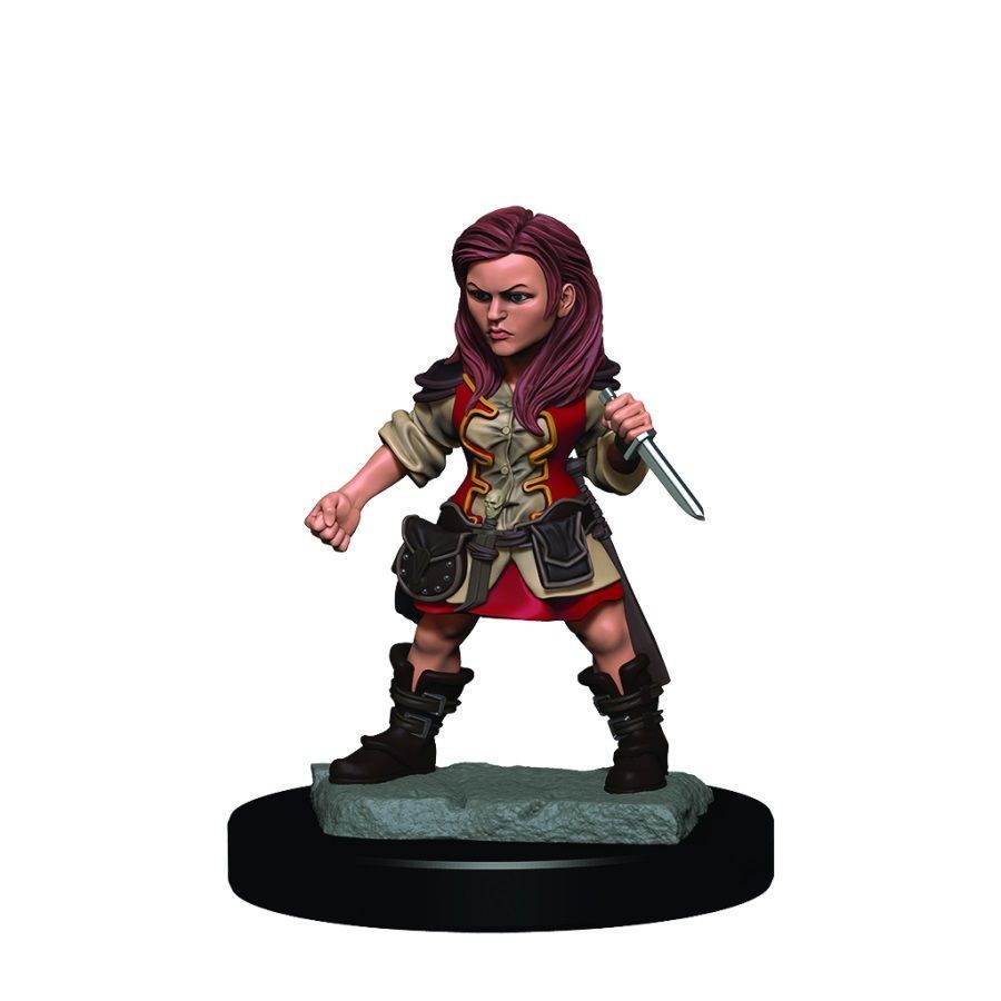 D&D Icons of the Realms Premium Figures: Female Halfling Rogue (93019) Miniatures WizKids   