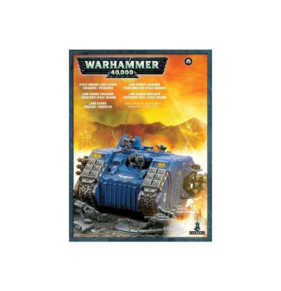 Warhammer 40K Space Marines: Land Raider Crusader Supplies Games Workshop   