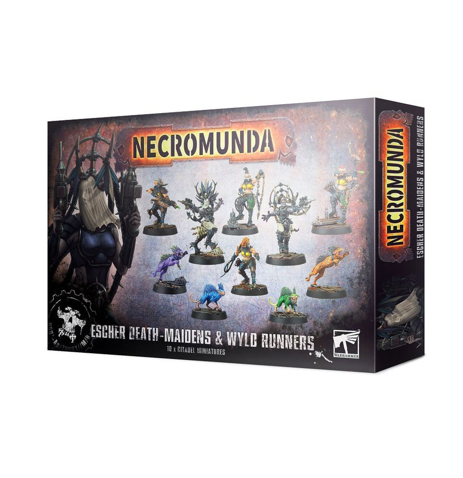 Necromunda Escher Death-maidens and Wyld Runners Miniatures Games Workshop   