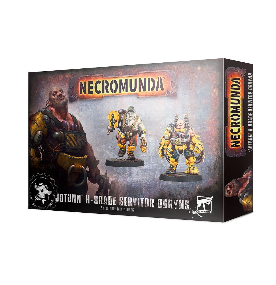 Necromunda 'Jotunn' H-Grade Industrial Servitor Ogryns Miniatures Games Workshop   