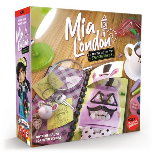 Mia London and the Case of the 625 Scoundrels! Board Games Iello   