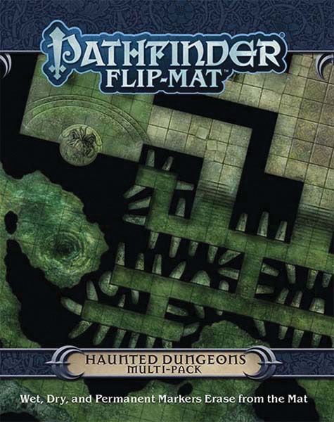 Pathfinder Flip Mat Haunted Dungeons Multi-Pack RPG Maps Paizo   
