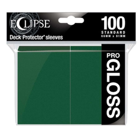 Ultra Pro Standard Card Game Sleeves 100ct Eclipse Gloss Green (15605) Supplies Ultra Pro   