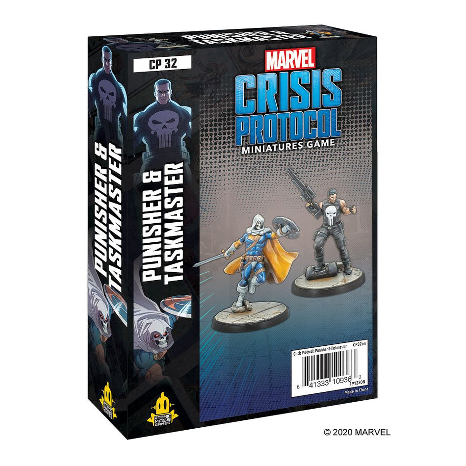 Marvel Crisis Protocol: Punisher & Taskmaster Miniatures Atomic Mass Games   
