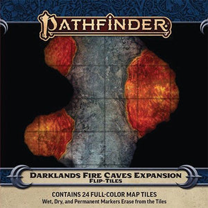 Pathfinder Flip-Tiles Darklands Fire Caves Expansion Role Playing Games Paizo   