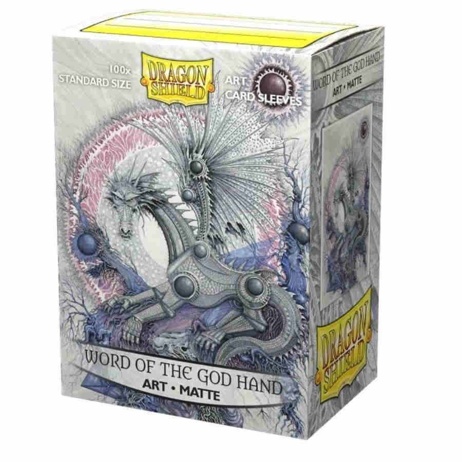 Dragon Shield Matte Art Standard Sleeves 100ct Word of the God Hand (12039) Supplies Arcane Tinmen   