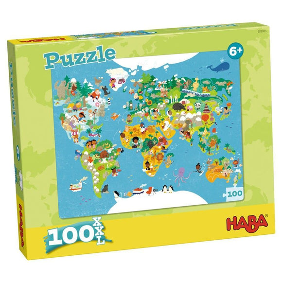 World Map 100pc  Puzzle Puzzles Other   