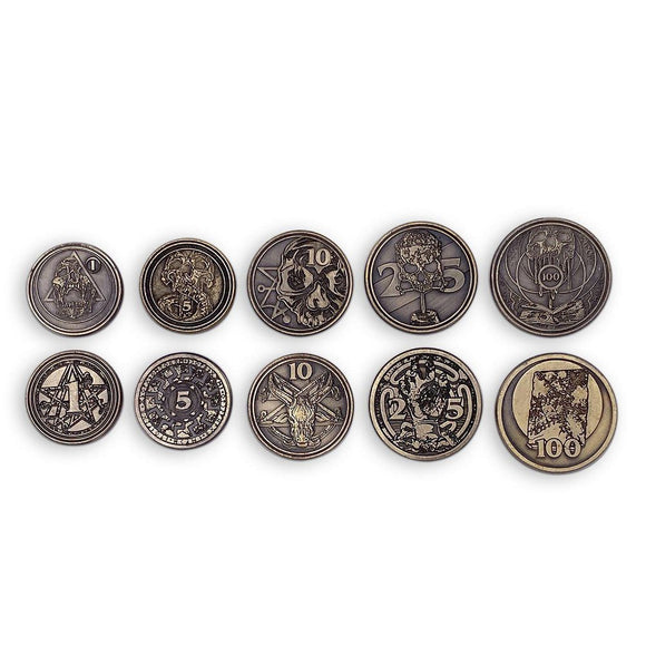 Adventure Coins: Necromancy Set of 10 Coins Supplies Norse Foundry   