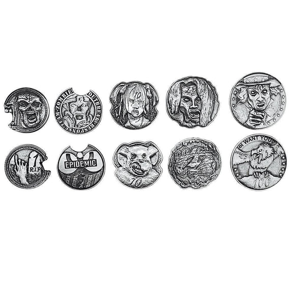 Adventure Coins: Zombie Set of 10 Coins Supplies Norse Foundry   