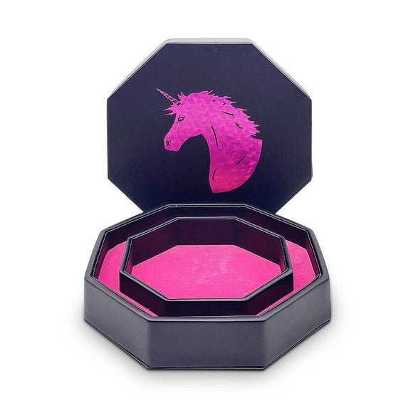 Dice Tray Pink Unicorn Supplies Norse Foundry   