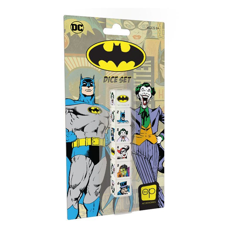 Batman 6ct D6 Dice Set Dice USAopoly   