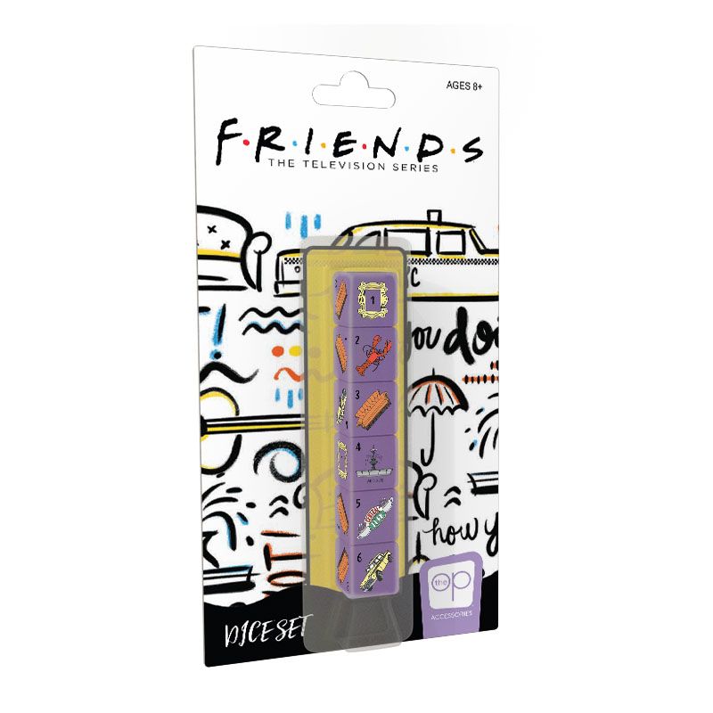Friends 6ct D6 Dice Set Dice USAopoly   