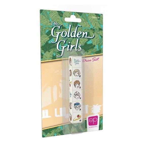 The Golden Girls 6ct D6 Dice Set Dice Other   