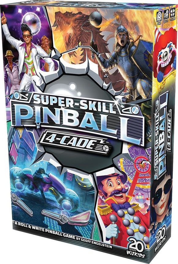Super-skill Pinball: 4-Cade Board Games WizKids   
