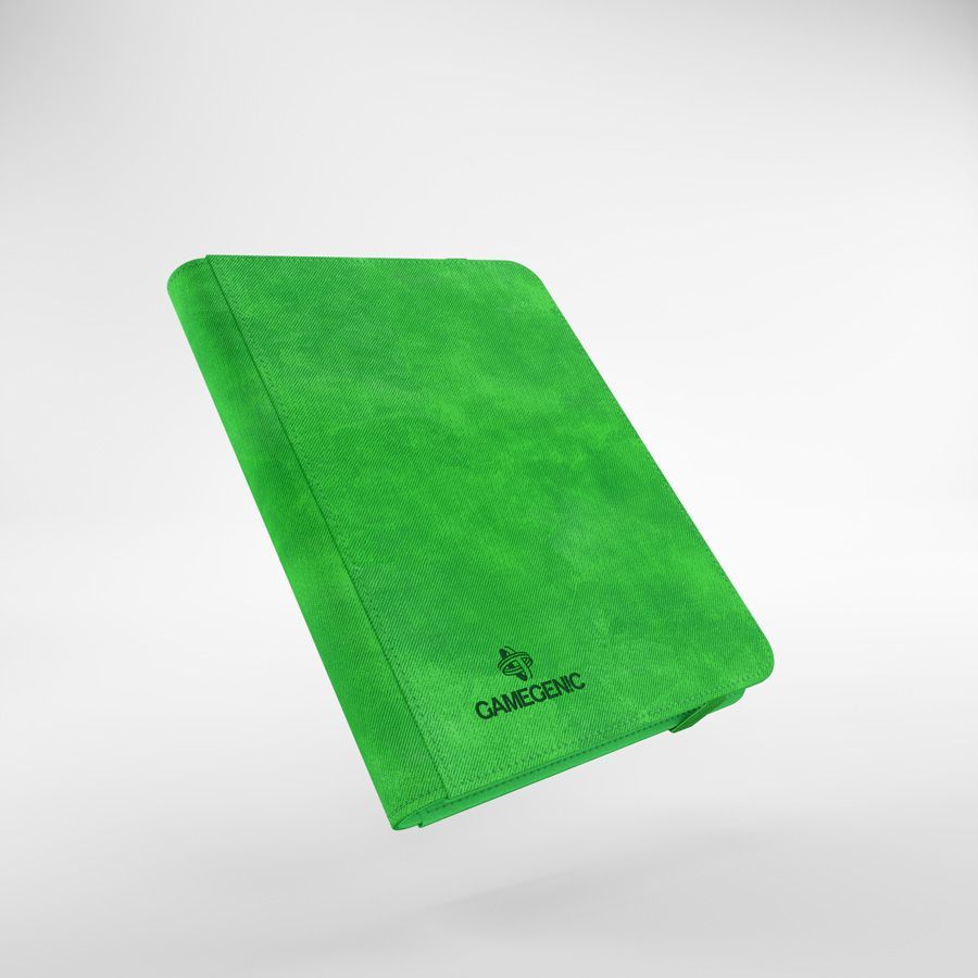 Gamegenic Prime Album 8pkt Green Supplies Gamegenic   