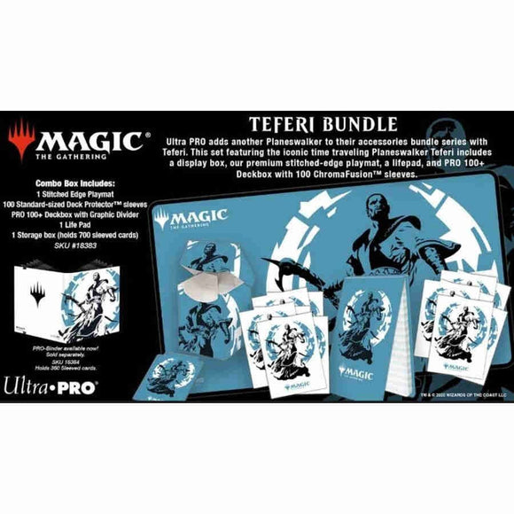Ultra Pro Magic the Gathering Teferi Supply Bundle (18383) Common Ground Games Ultra Pro Magic the Gathering Teferi Supply Bundle (18383) Common Ground Games