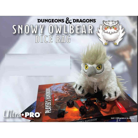Ultra Pro Dice Bag: Snowy Owlbear (18357) Supplies Ultra Pro   