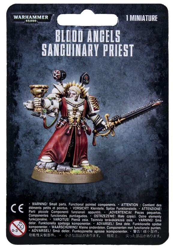 Warhammer 40K Blood Angels: Sanguinary Priest Miniatures Games Workshop   