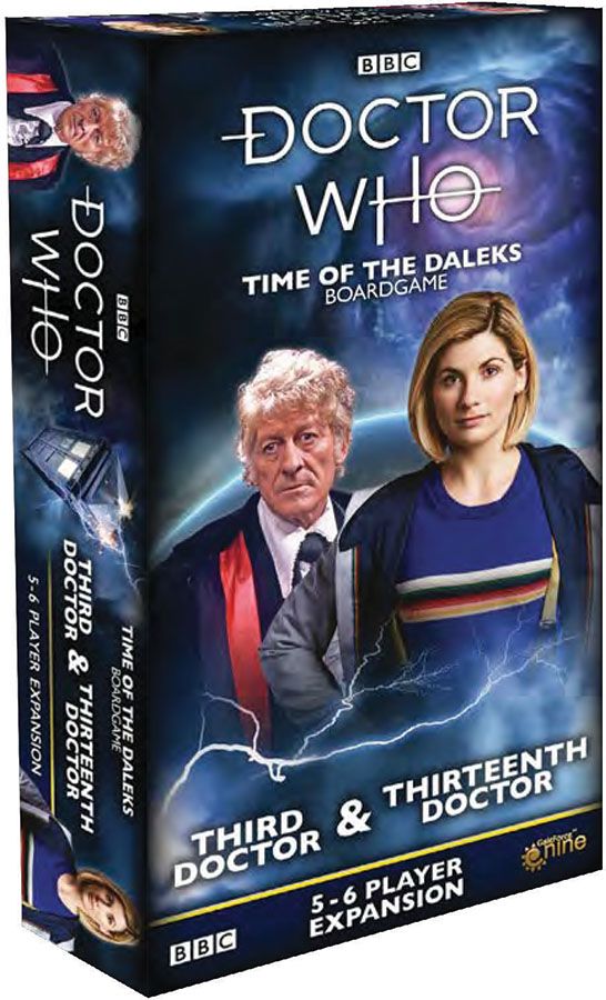 Doctor Who Time of the Daleks Third Doctor & Thirteenth Doctor 5-6 Player Expansion Board Games Gale Force Nine   