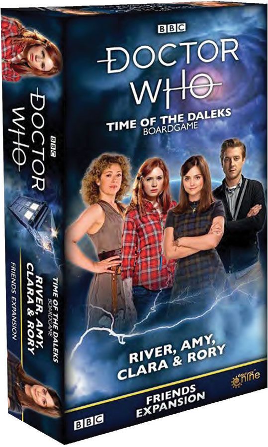 Doctor Who Time of the Daleks River, Amy, Clara, & Rory Friends Expansion Board Games Gale Force Nine   